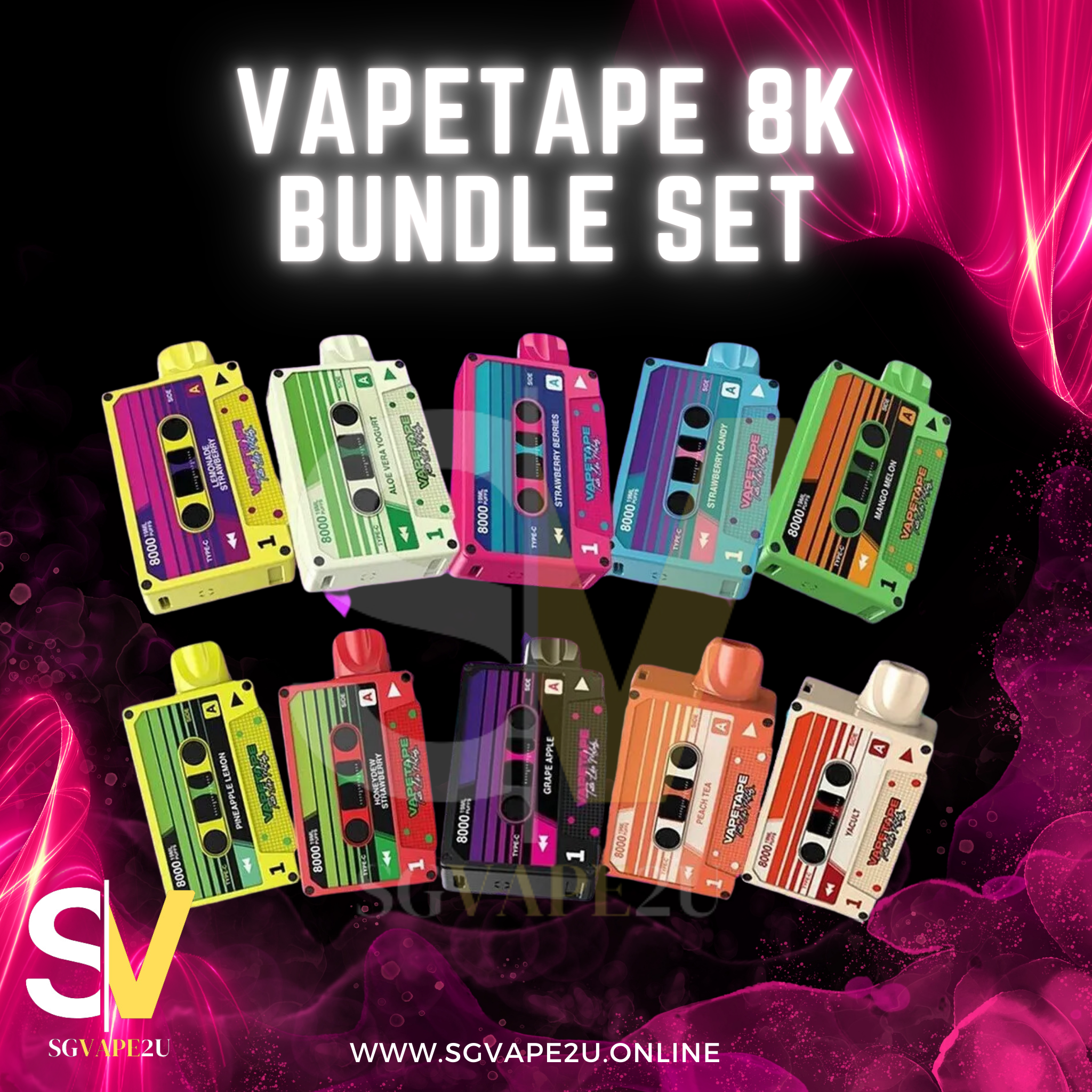 vapetape-8k-bundle-set