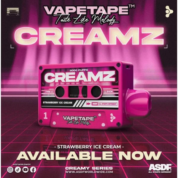 VapeTape8000-strawberryicecream