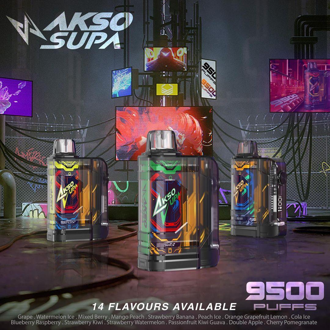 Akso Supa 9500 DIsposable - Sgvape2u