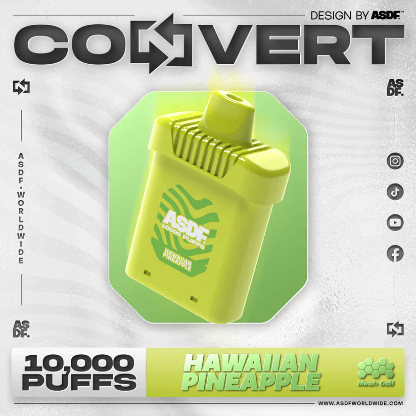 ASDF Convert 10000 - Hawaiian Pineapple - Merlion Vape SG