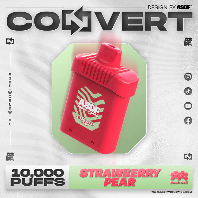 ASDF Convert 10000 - Strawberry Pear - Merlion Vape SG