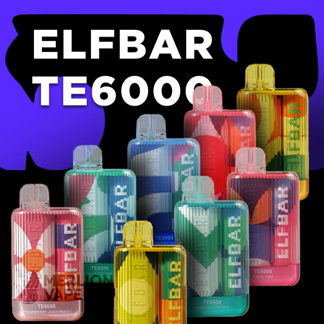 Elfbar TE 6000 Rechargeable Disposable (Merlion Vape Sg) - Merlion Vape Sg