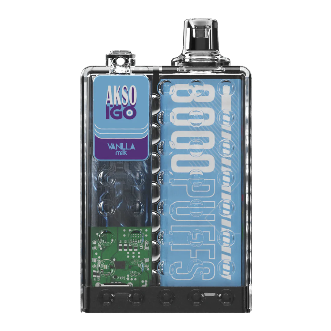 Akso IGO 8000 Rechargeable Disposable - VanillaMilk