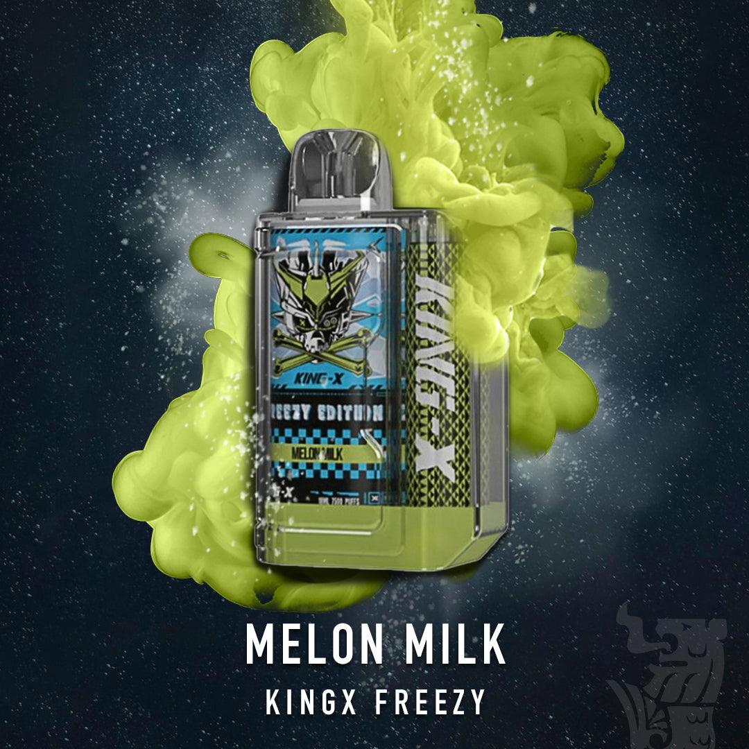 Kingx 7500 Rechargeable Disposable (Merlion Vape Sg) - Melon Milk - Merlion Vape Sg