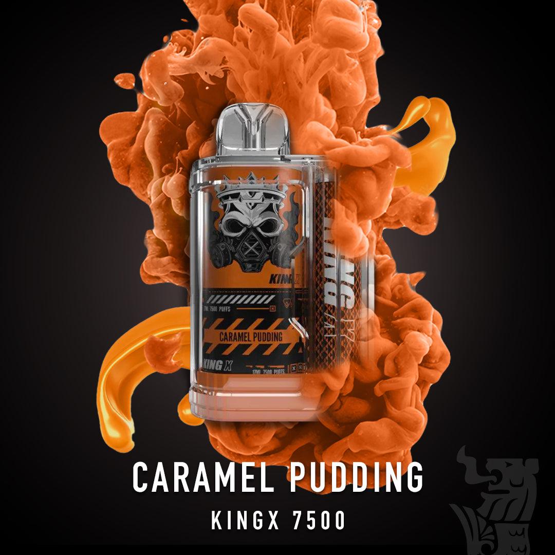 Kingx 7500 Rechargeable Disposable (Merlion Vape Sg) - Caramel Pudding - Merlion Vape Sg