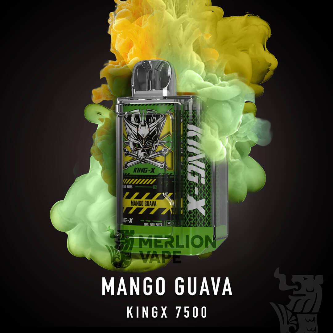 Kingx 7500 Rechargeable Disposable (Merlion Vape Sg) - Mango Guava - Merlion Vape Sg