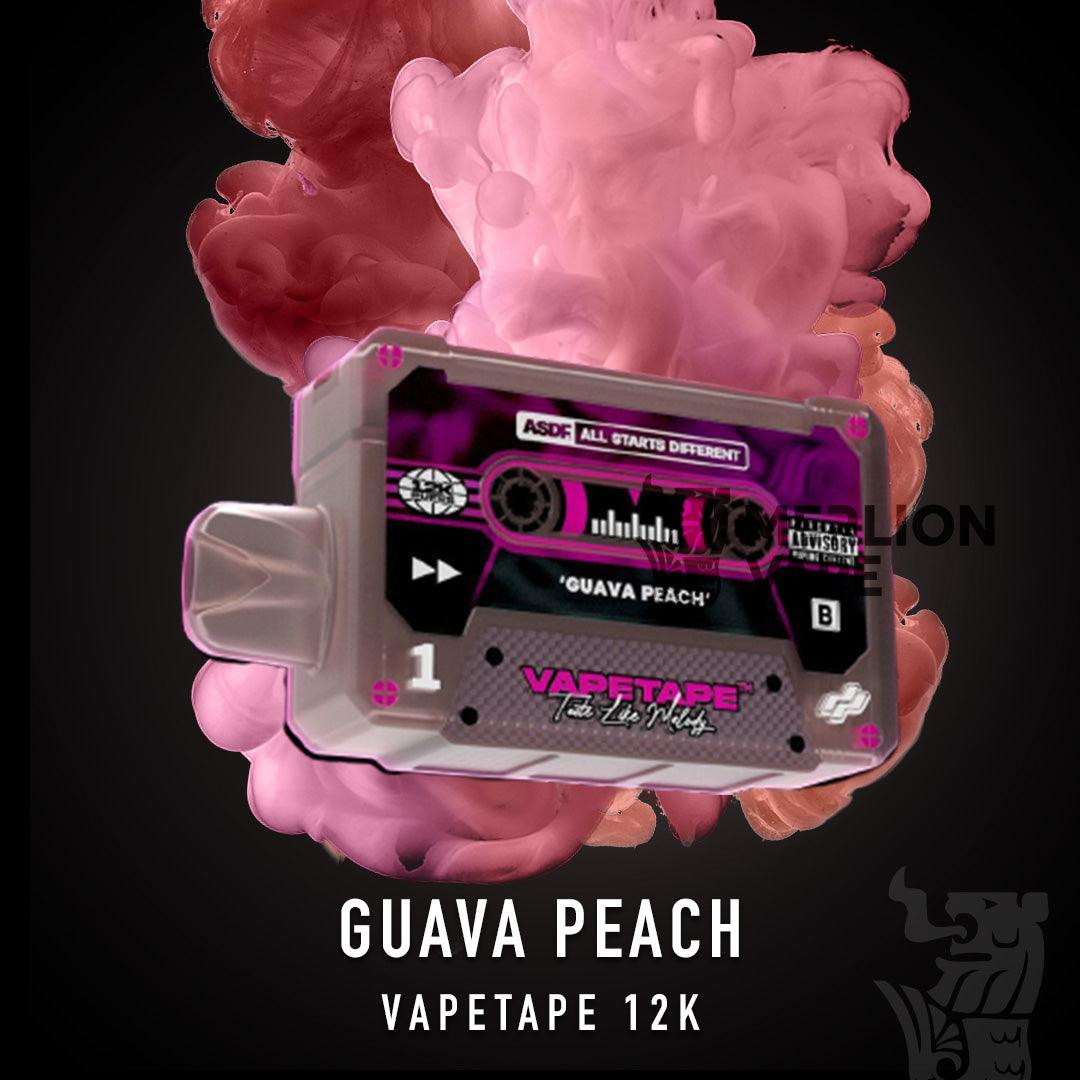 Vapetape 12000 Rechargeable disposable (Merlion Vape SG) - Guava Peach - Merlion Vape SG