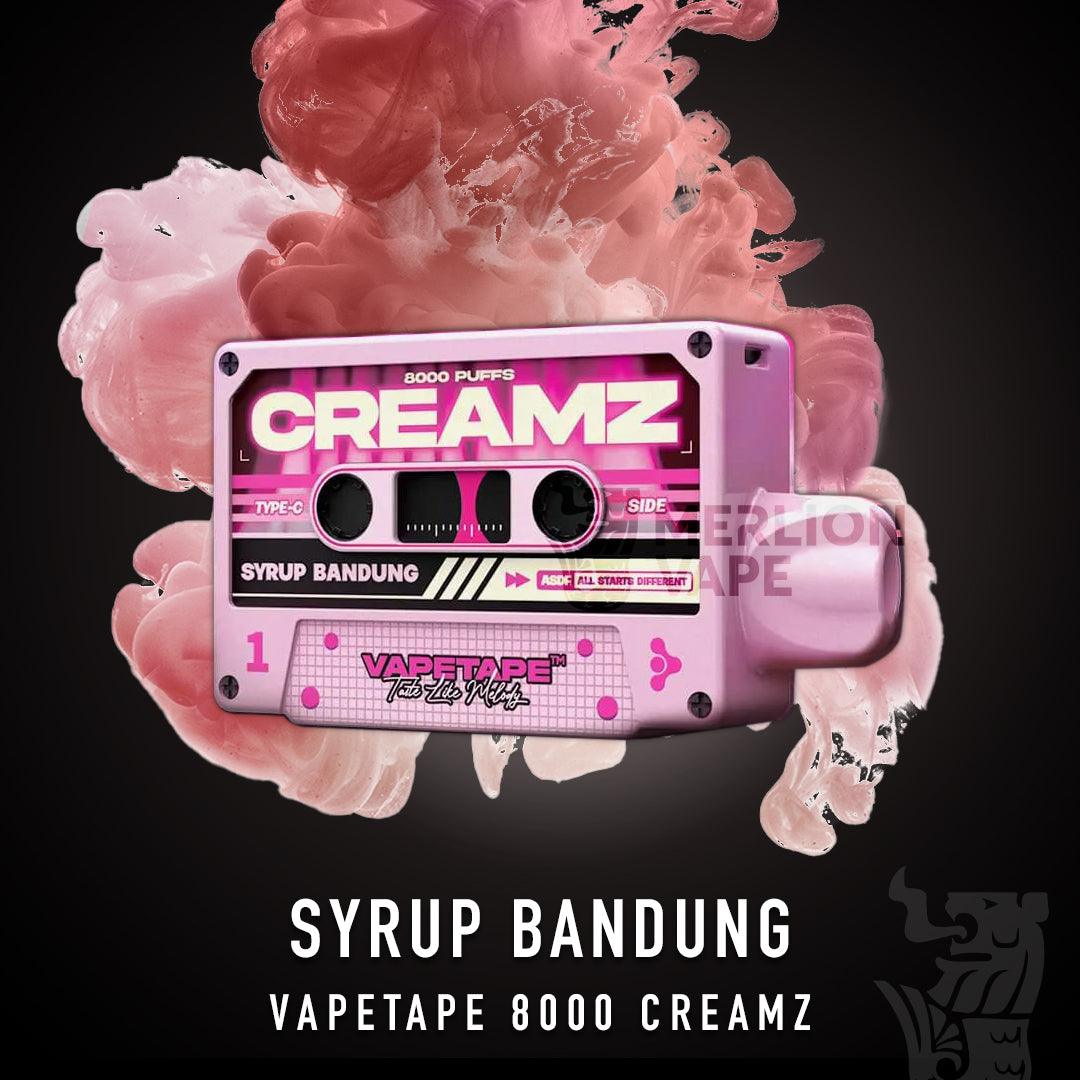 Vapetape 8000 Rechargeable Disposable (Merlion Vape Sg) - Syrup Bandung -  Merlion Vape Sg