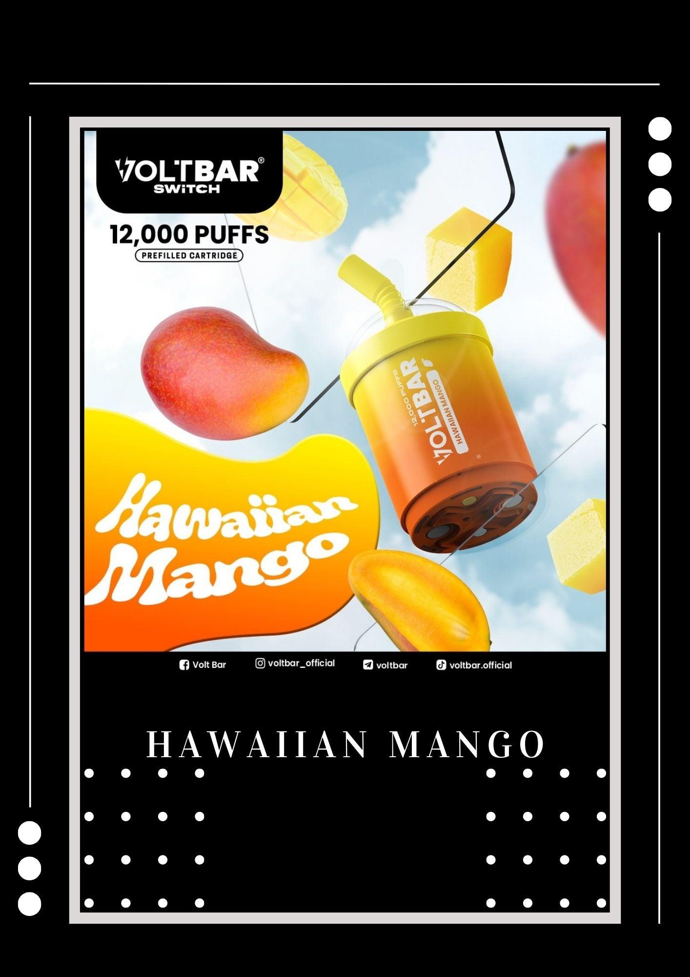 VOLTBAR 12000 CARTRIDGE - HAWAIIAN MANGO - Merlion Vape SG