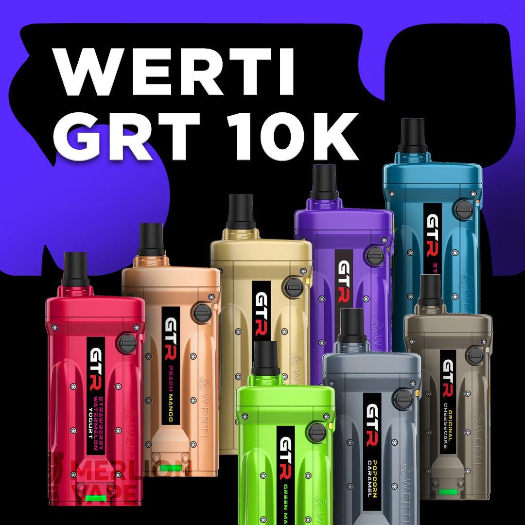 Werti GTR 10000 Rechargeable Disposable  (Merlion Vape SG) -  Merlion Vape SG