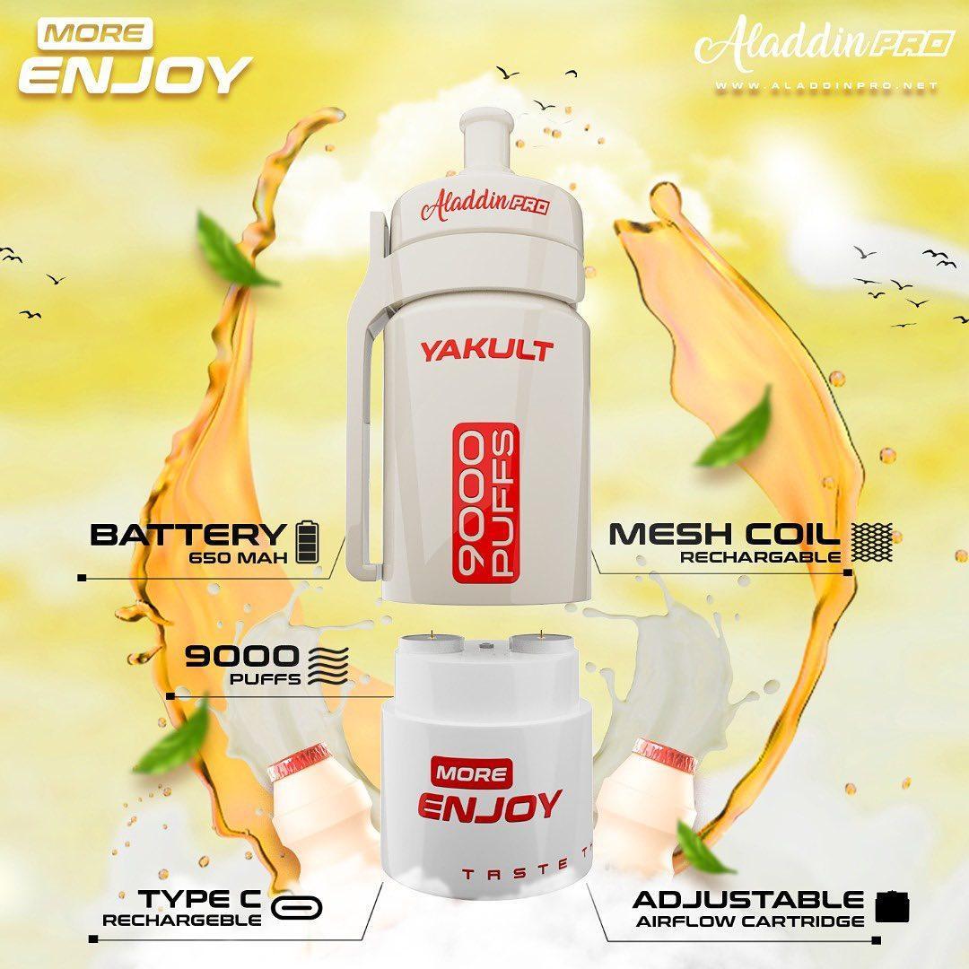 Aladdin More Enjoy Pre-Filled Cartridge  (Merlion Vape Sg) -Yakult - Merlion Vape Sg