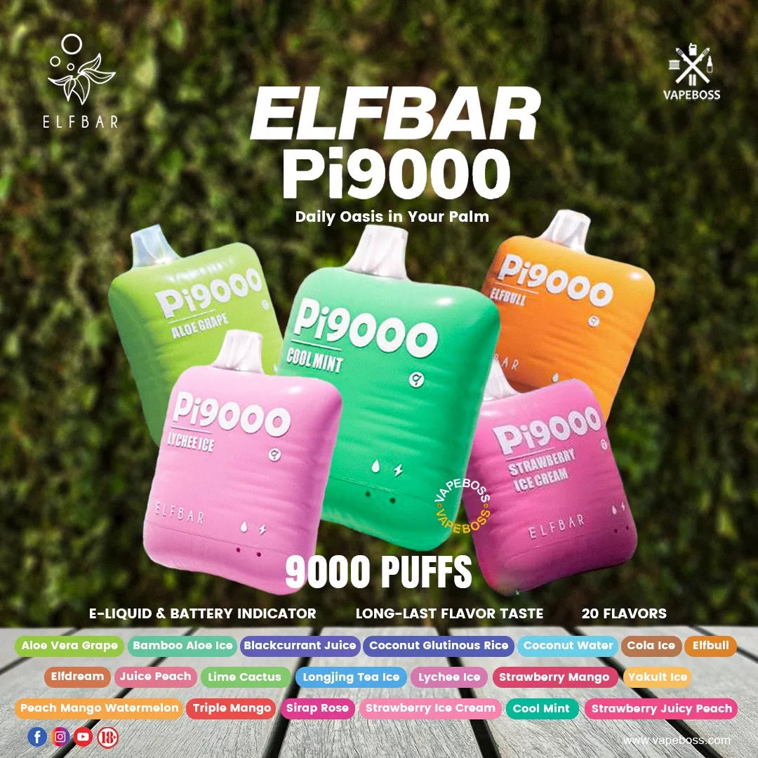 Elfbar PI 9000 Rechargeable Disposable (Merlion Vape SG)