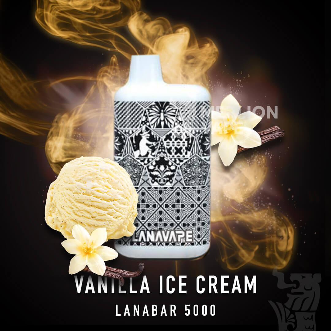 Lana Bar 5000 Rechargeable Disposable (Merlion Vape Sg) - Vanilla Ice Cream - Merlion Vape Sg