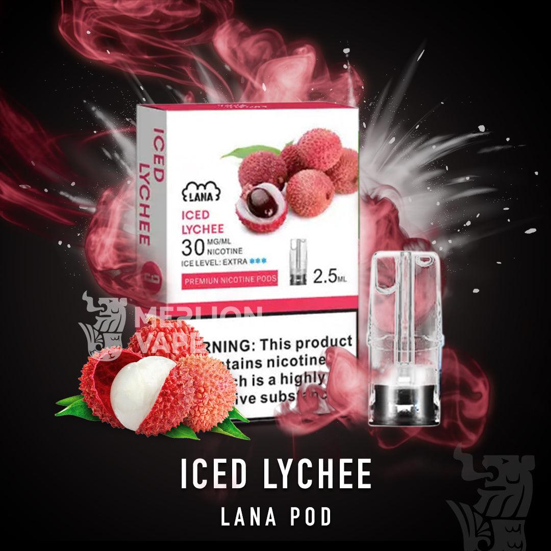 Lana Pod (Merlion Vape Sg) - Iced Lychee - Merlion Vape Sg