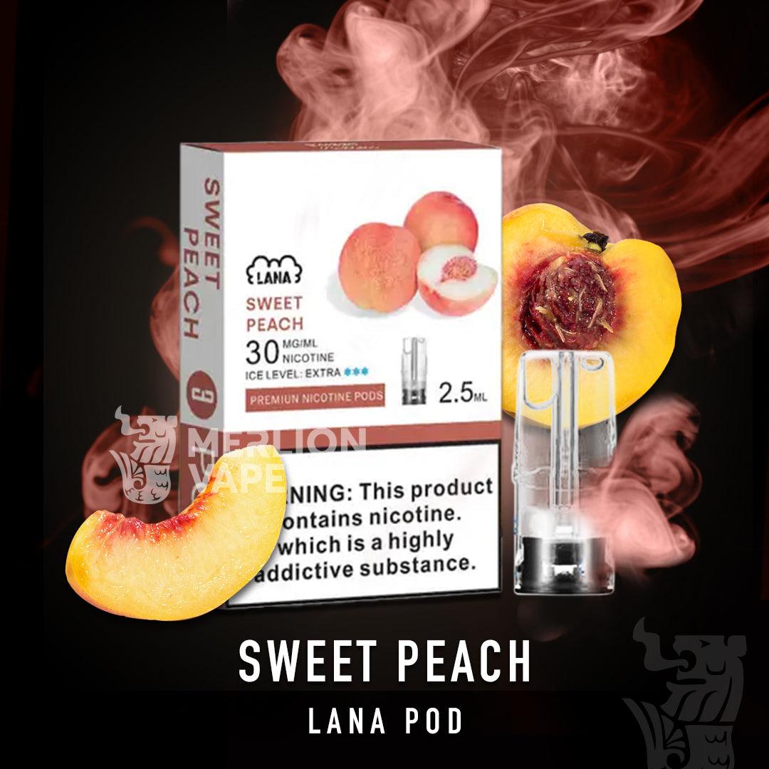 Lana Pod (Merlion Vape Sg) - Sweet Peach - Merlion Vape Sg