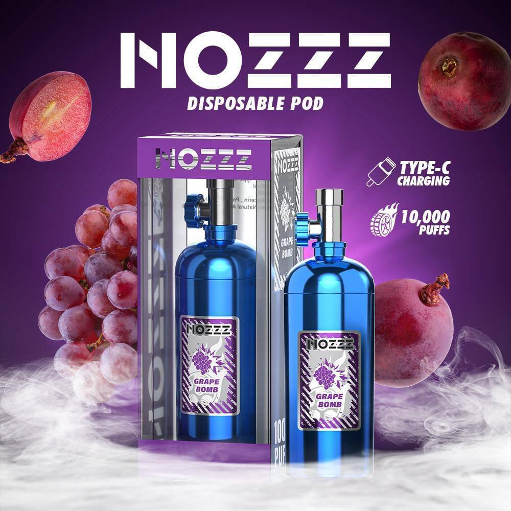 NOZZZ 10000 (Merlion Vape Sg) - Grape Bomb - Merlion Vape Sg