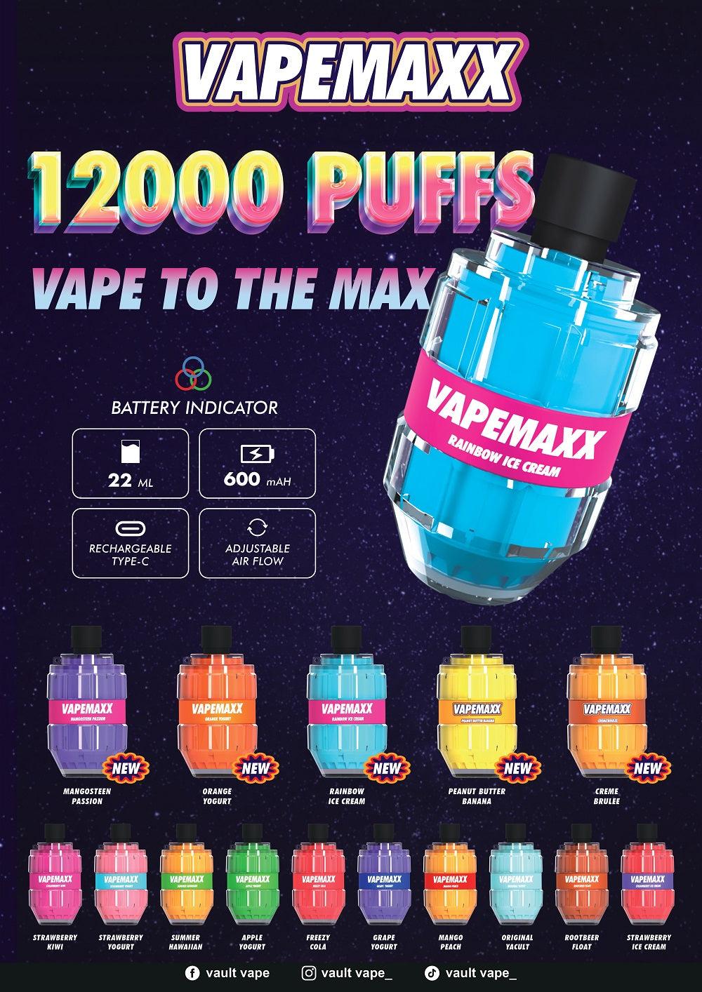 VapeMaxx 12000 Disposable (Merlion Vape SG) - Merlion Vape SG