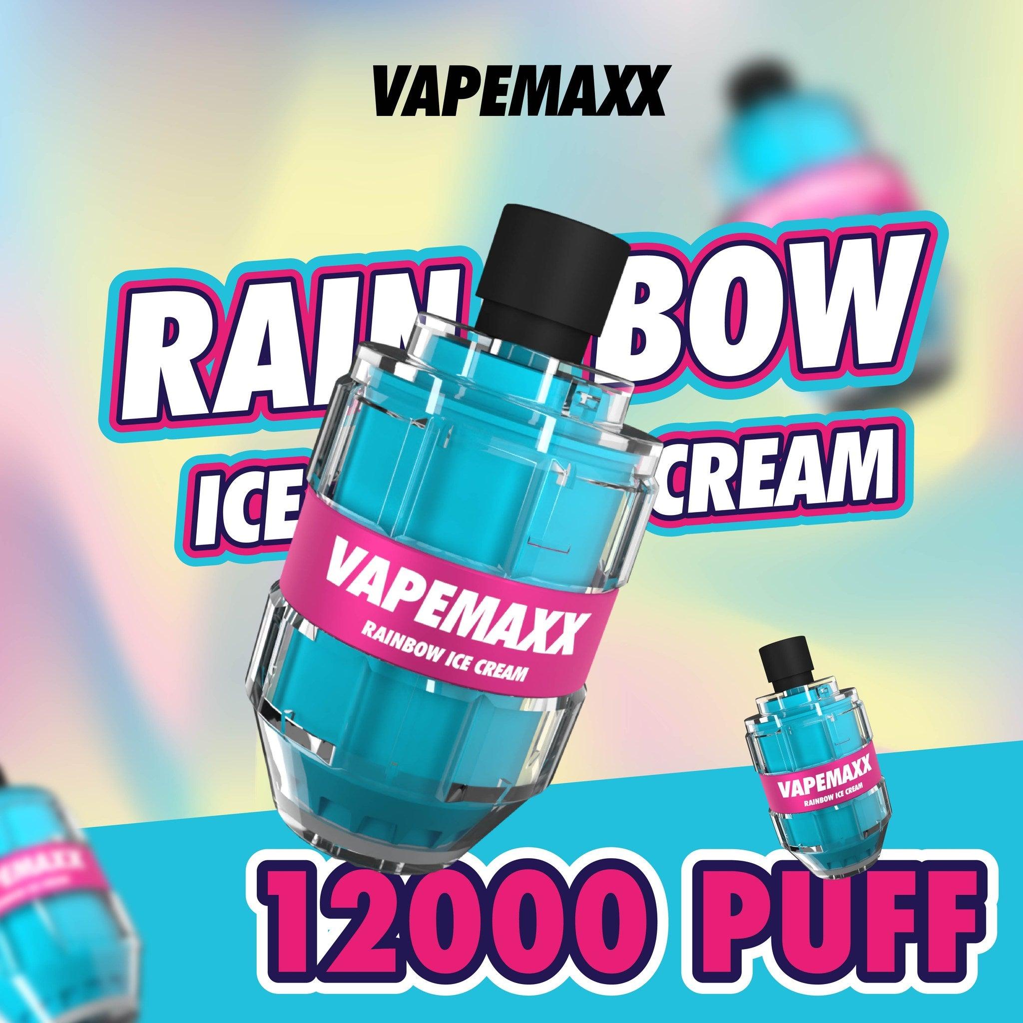 VapeMaxx 12000 Disposable (Merlion Vape SG) - Rainbow Icecream - Merlion Vape SG