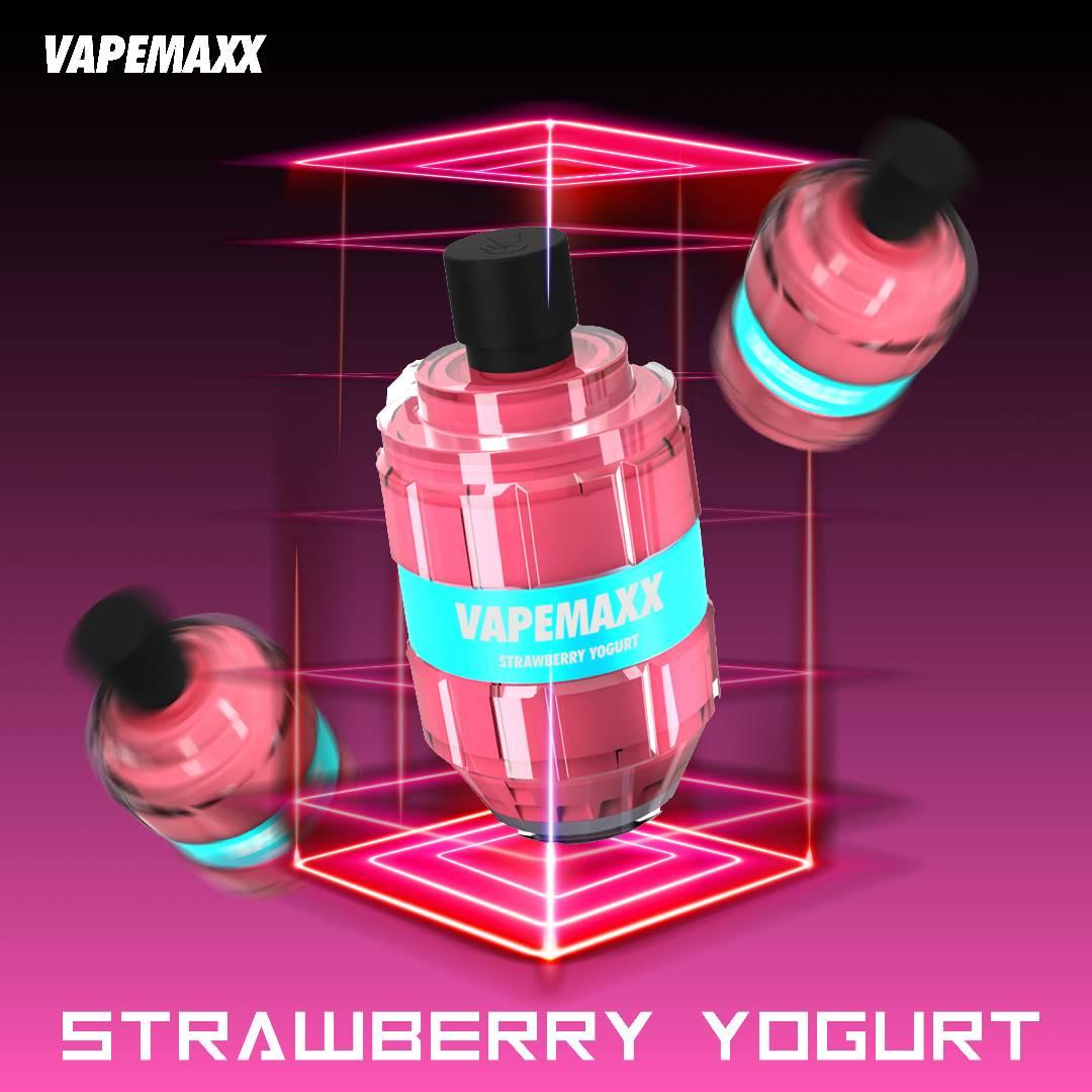 VapeMaxx 12000 Disposable (Merlion Vape SG) - Strawberry Yogurt - Merlion Vape SG