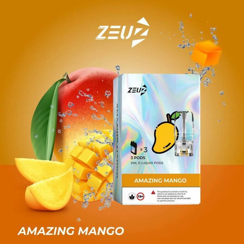 Zeuz pod (Merlion Vape Sg) - Mango - Merlion Vape Sg