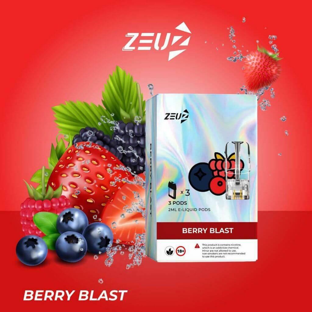 Zeuz pod (Merlion Vape Sg) - Berryblast - Merlion Vape Sg